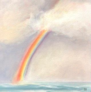 Rainbow over the Ocean 