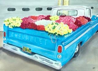 Pickup Full of Peonies 